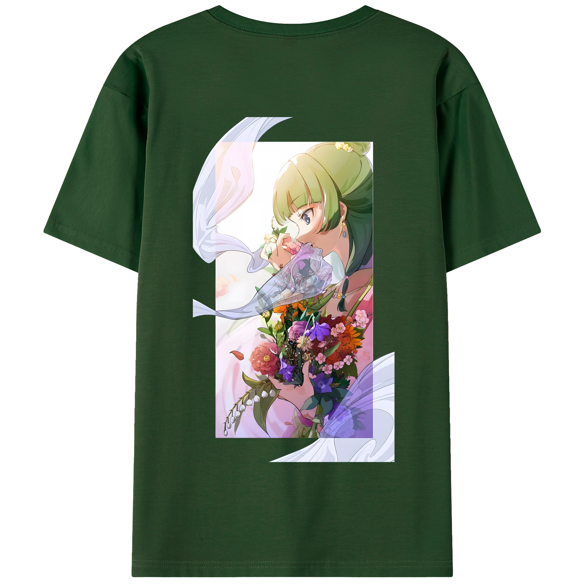 （画像用） 薬屋のひとりごと The Apothecary Diaries 綿100％半袖Tシャツ（背面プリント）